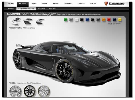 koenigsegg build your own.